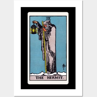 Card #9 - The Hermit - Rider Waite Smith Tarot Posters and Art